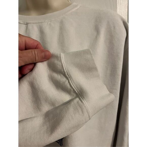 Comfort Colors Y2K Thick Cheerleading White Crewneck Sweatshirt. Size Medium. - Picture 4 of 5